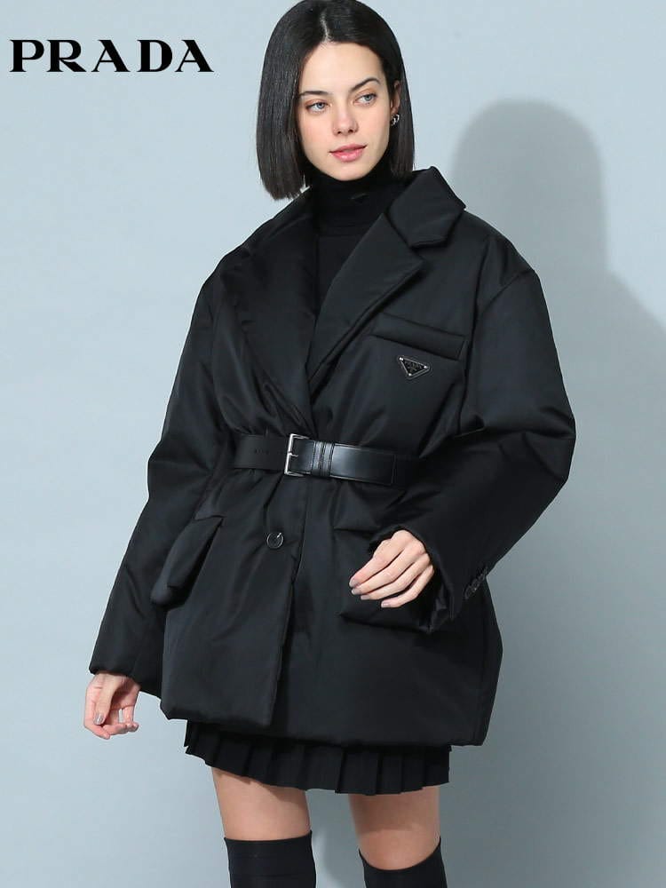 【オンラインストア限定】 プラダ レディース ダウン PRADA ブランド ダウンジャケット アウター ジャケット ブルゾン ロゴ PRL29D862
