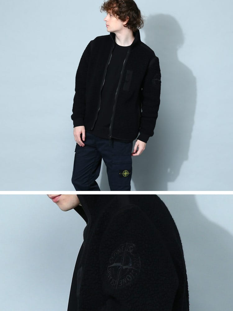 ストーンアイランド メンズ ブルゾン STONE ISLAND ブランド ボア 