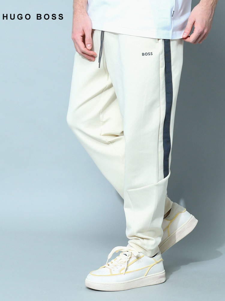 HUGO BOSS (ヒューゴボス) サイドロゴ ウエストコード トラックパンツ HB50477037