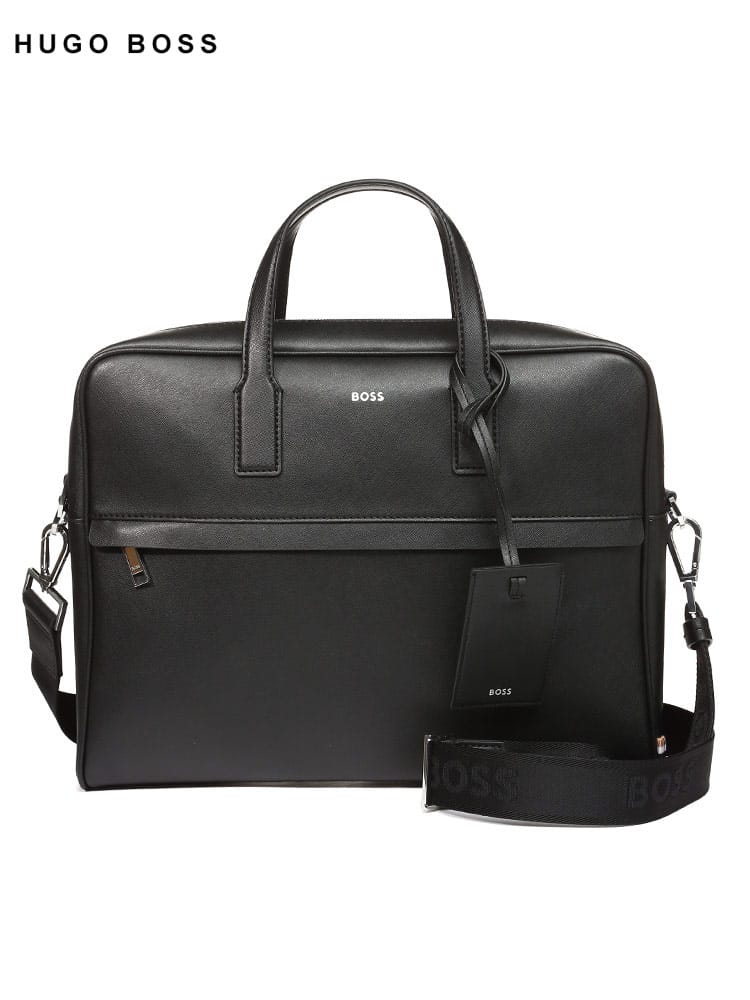 HUGO BOSS (ヒューゴボス) ストラクチャード ドキュメントケース レタリングロゴ HB50483563 ブランド