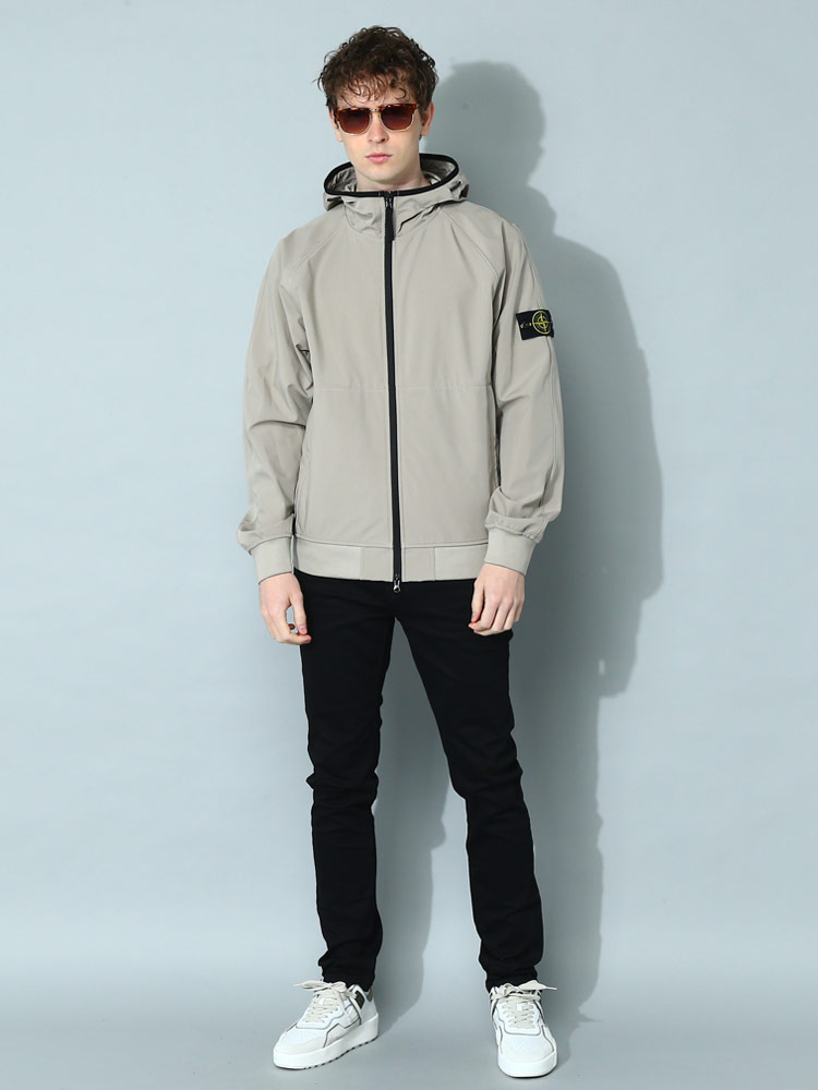 在庫有 Stone Island ISLAND シルバーライン ジャケット Island トップス