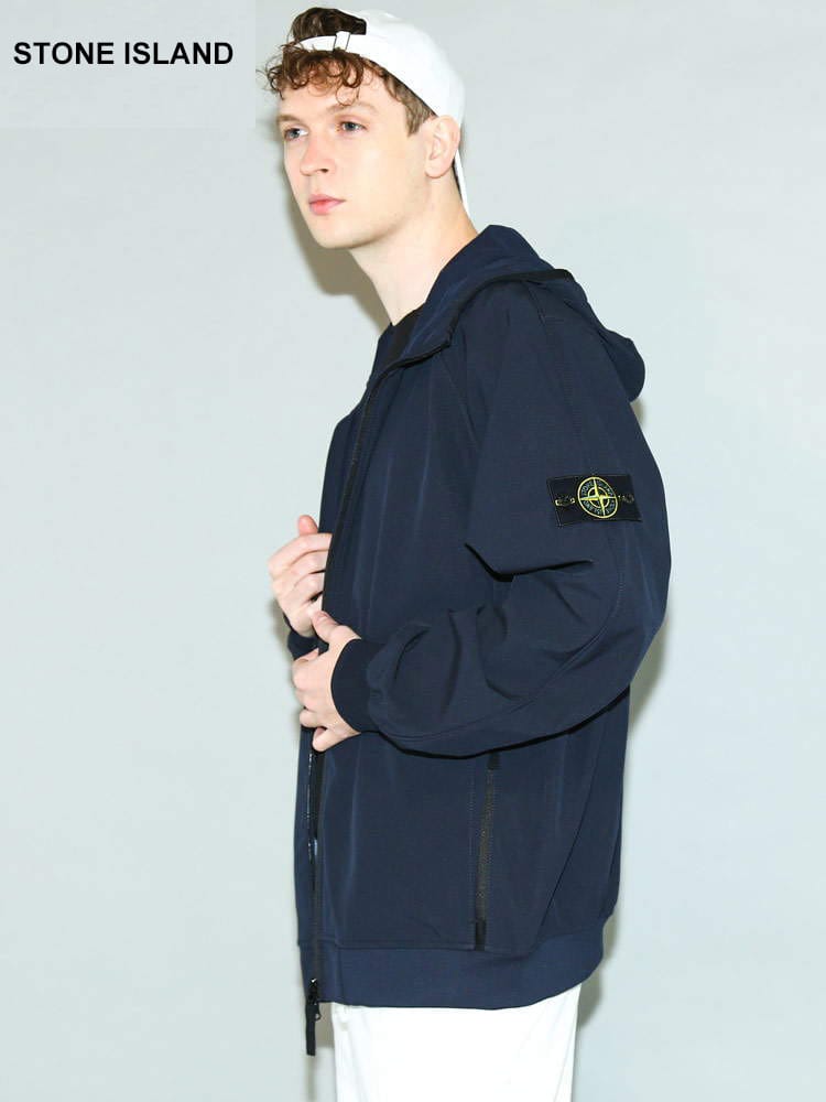 STONE ISLAND (ストーンアイランド) ソフトシェル フルジップ 