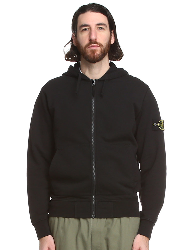 STONE ISLAND (ストーンアイランド) 袖ロゴ フルジップ パーカー SI101564251 ブランド【サカゼン公式通販】