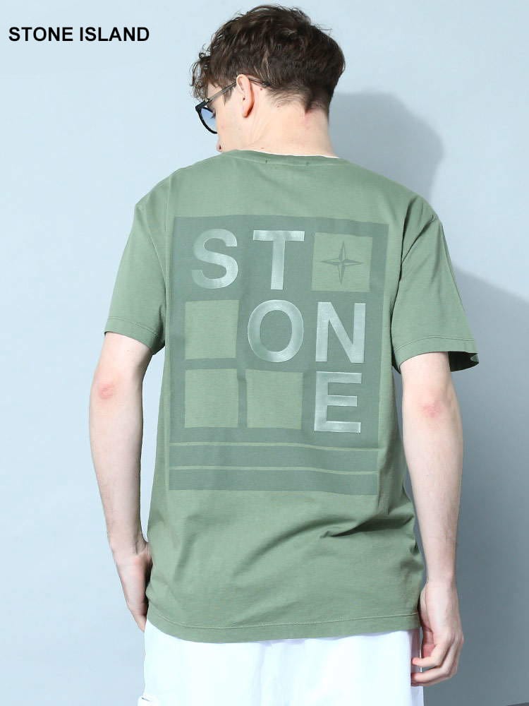 STONE ISLAND (ストーンアイランド) バックプリント クルーネック 半袖 Tシャツ SI78152NS94 ブランド