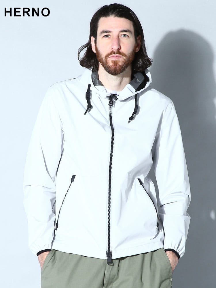 HERNO (ヘルノ) フード フルジップ ジャケット GORE-TEX LAMINAR HRGI00108UL