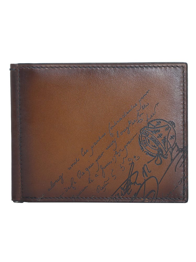 BERLUTI (ベルルッティ) フィギュア スクリットスワイプレザー ウォレット BRN235744ML6 メンズ ブランド