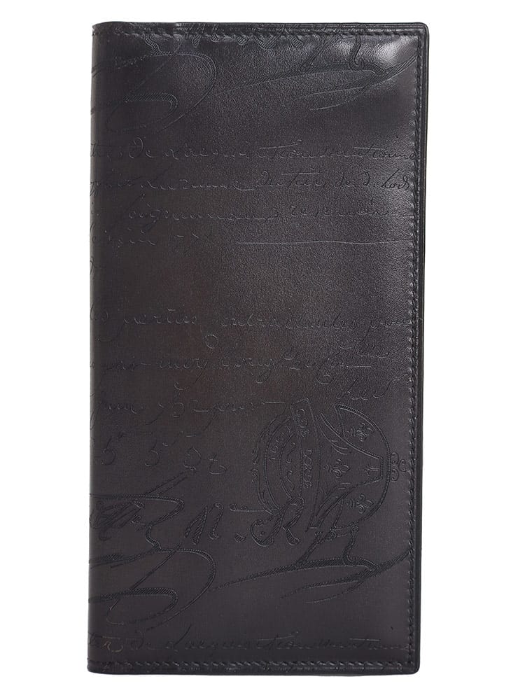 BERLUTI (ベルルッティ) サンタル スクリットレザー ロングウォレット BRN235748K02 メンズ ブランド