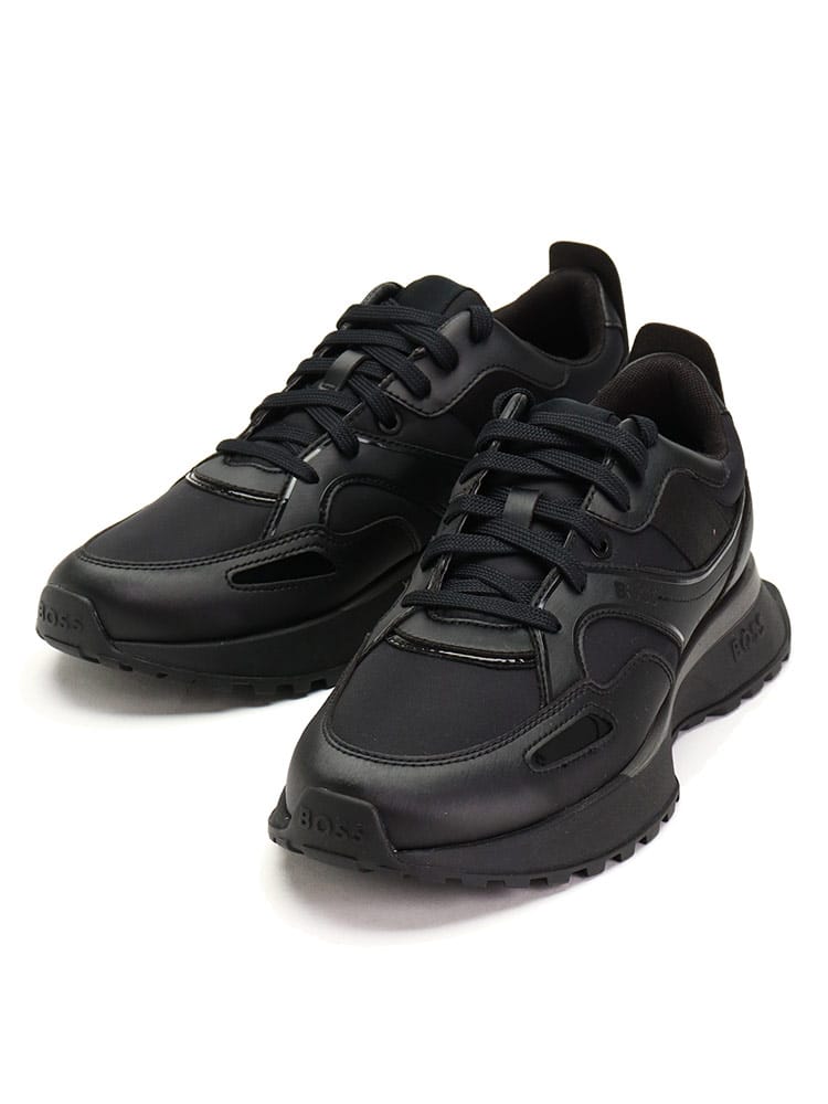 HUGO BOSS (ヒューゴボス) ロゴ レースアップ ローカットスニーカー HB50493225 メンズ ブランド