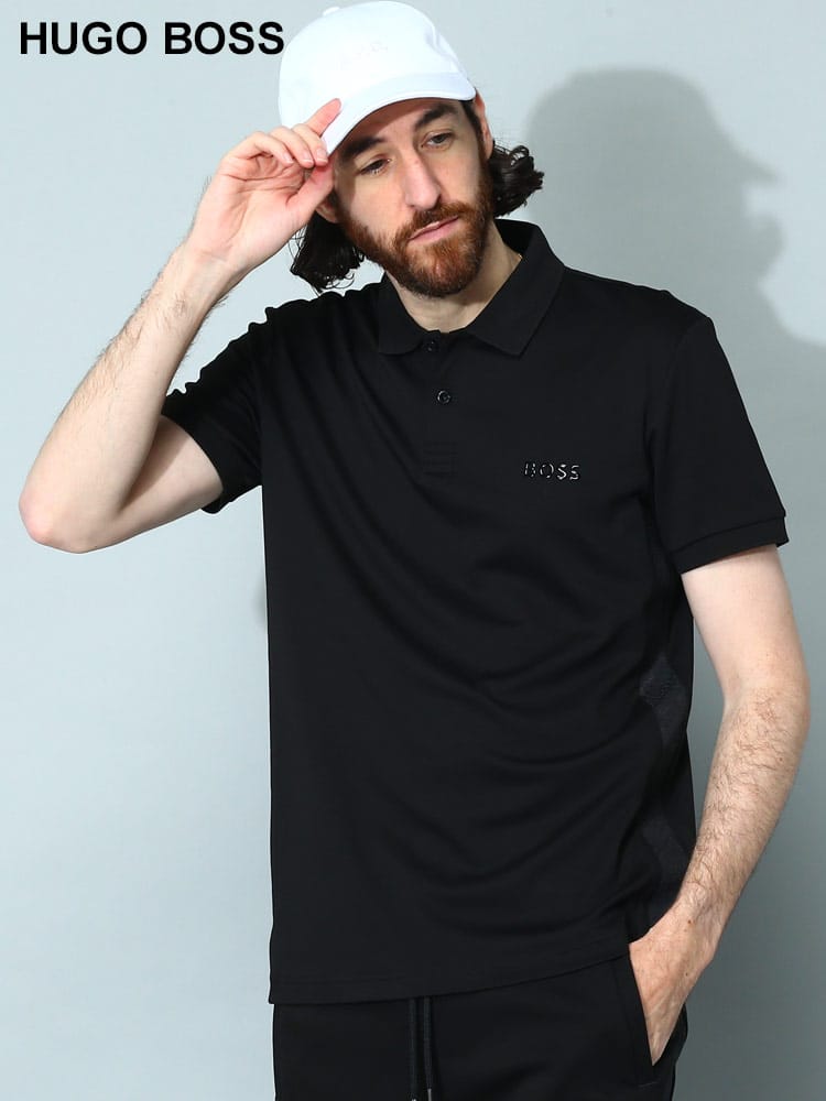 HUGO BOSS (ヒューゴボス) サイドロゴ 半袖 ポロシャツ HB50488295 メンズ ブランド