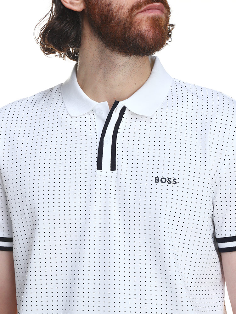 HUGO BOSS (ヒューゴボス) ミニドット 半袖 ポロシャツ HB50488813 