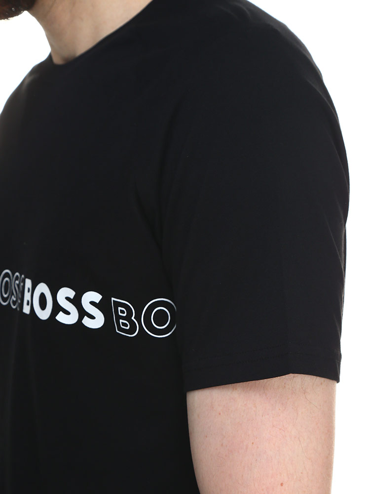 HUGO BOSS (ヒューゴボス) リピートロゴ クルーネック 半袖 Tシャツ