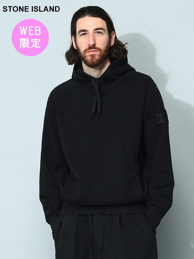オンラインストア限定】 STONE ISLAND (ストーンアイランド) 袖ロゴ 