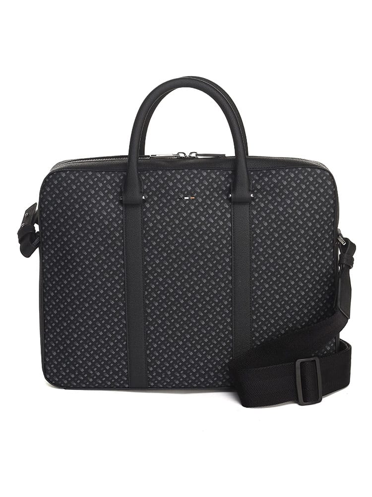 HUGO BOSS (ヒューゴボス) 2WAY 総柄 ブリーフバッグ HB50492007 メンズ ブランド