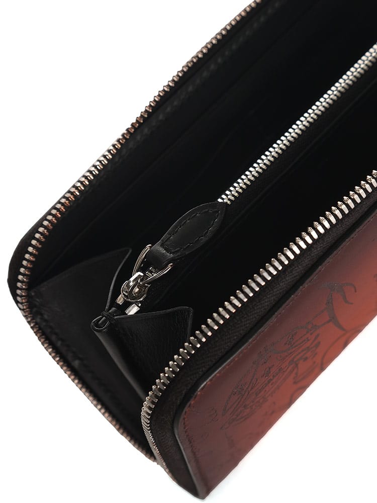 BERLUTI (ベルルッティ) イタウバ ネオ スクリットレザー ロングジップ 