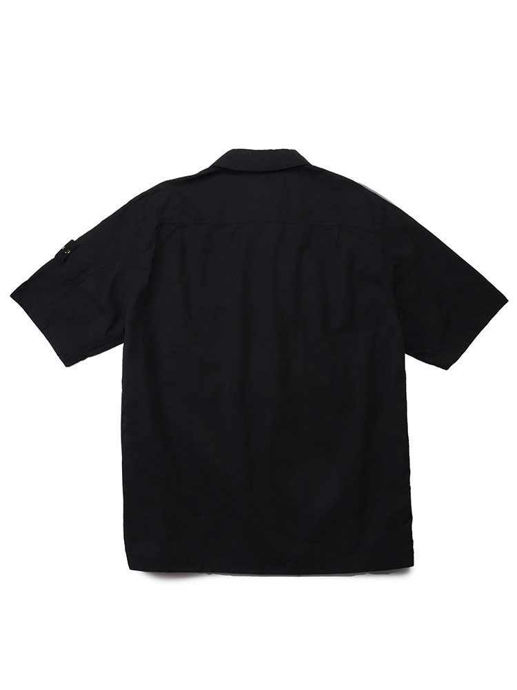 STONE ISLAND (ストーンアイランド) ポケット 袖ロゴ 半袖 シャツ 