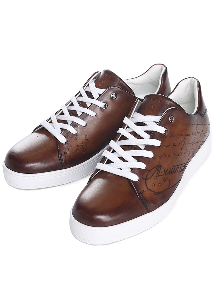 BERLUTI (ベルルッティ) プレイタイム スクリット レザー スニーカー BRS5330 ブランド メンズ 男性 シューズ