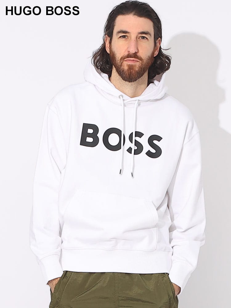 HUGO BOSS (ヒューゴボス) BIGロゴ プルオーバー パーカー HB50496661 ブランド メンズ 男性 トップス
