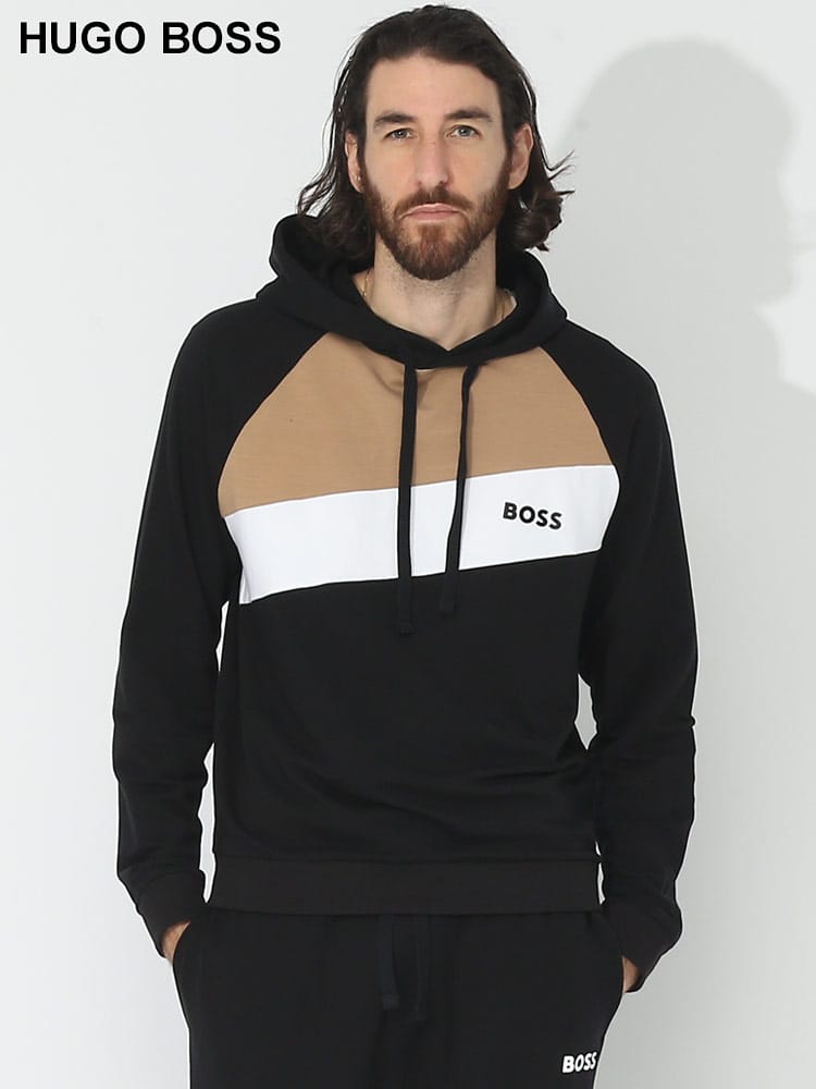 HUGO BOSS (ヒューゴボス) バイアスロゴ プルオーバー パーカー HB50496821 ブランド メンズ 男性 トップス