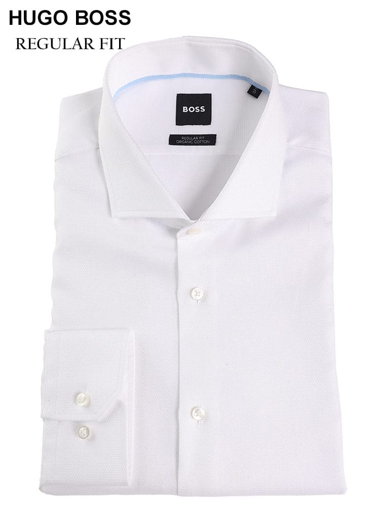 HUGO BOSS (ヒューゴボス) ジャージー 長袖 ドレスシャツ HBJOE10251033 ブランド メンズ 男性 ビジネス