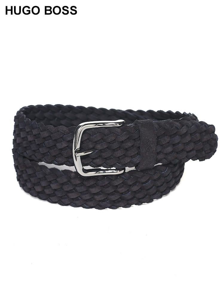 HUGO BOSS (ヒューゴボス) スエード メッシュベルト HB50474979 ブランド メンズ 男性 レザー