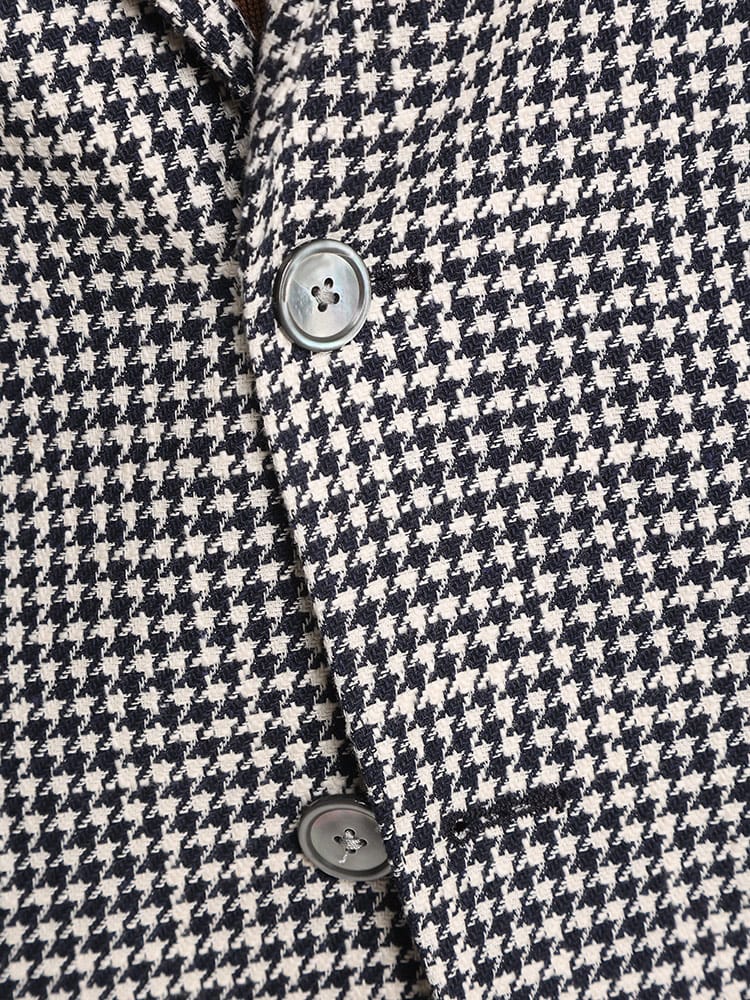 HUGO BOSS (ヒューゴボス) 千鳥柄 シングル 2ツ釦 ジャケット 