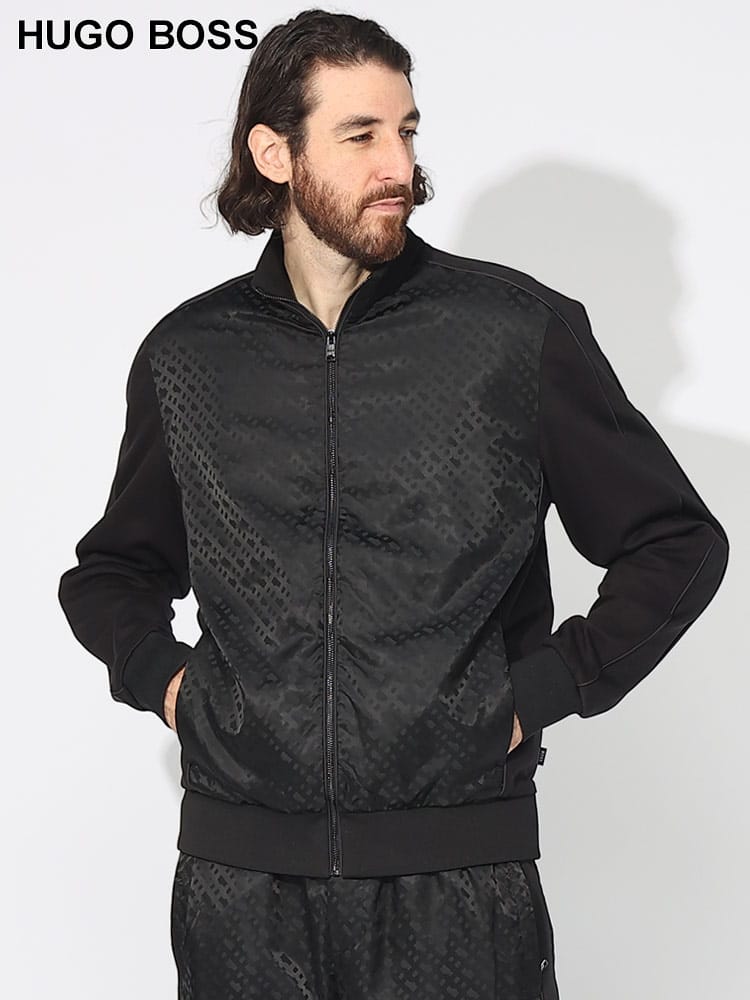 HUGO BOSS (ヒューゴボス) モノグラム フルジップ ブルゾン HB50494081 ブランド メンズ 男性 アウター