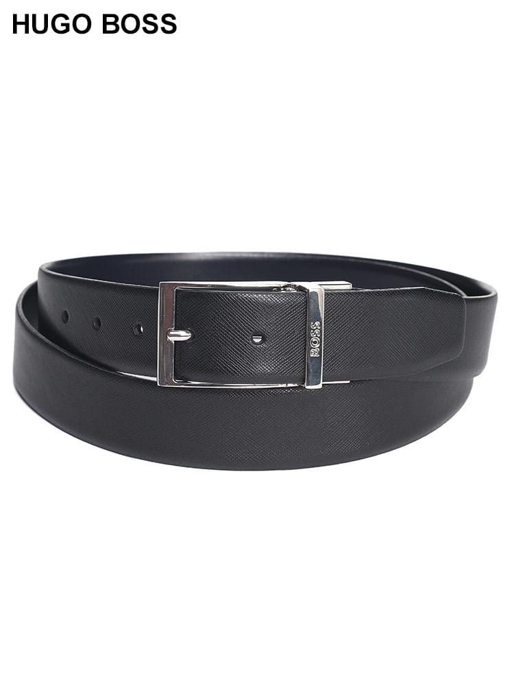HUGO BOSS (ヒューゴボス) リバーシブル レザー ベルト HB50496679 ブランド メンズ 男性 レザー