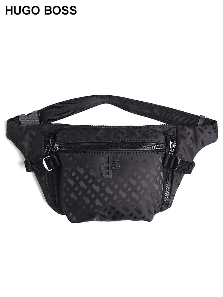 HUGO BOSS (ヒューゴボス) モノグラム ジップ ボディバッグ HB50499049 