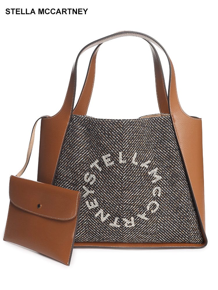STELLA MCCARTNEY (ステラマッカートニー) ステラロゴ ヘリンボーン トートバッグ SML502793WP0235 ブランド レディース バッグ 鞄