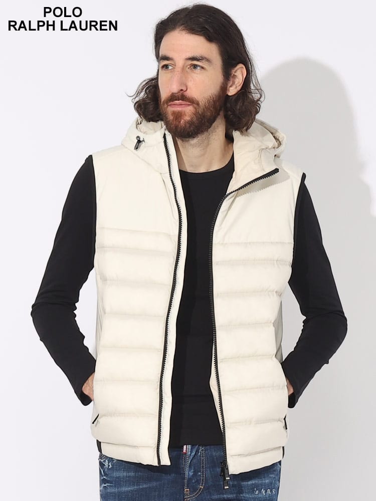 HUGO BOSS (ヒューゴボス) フード フルジップ 中綿 ベスト HB50493685 ブランド メンズ 男性 アウター