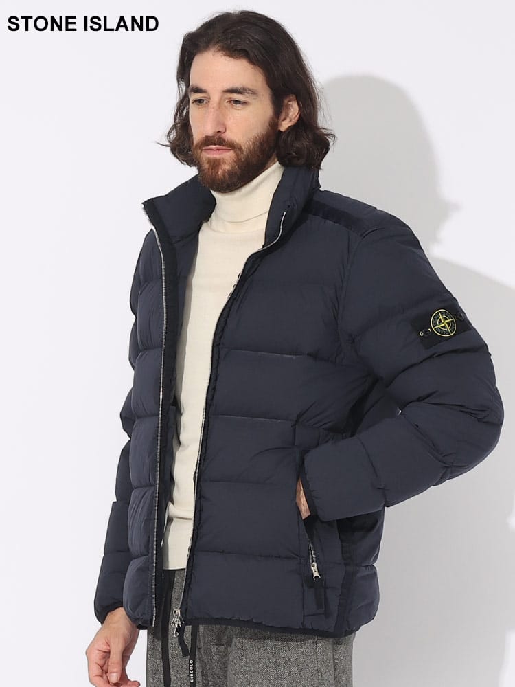 STONE ISLAND (ストーンアイランド) ストレッチナイロン フルジップ ダウンジャケット SI791544028 ブランド メンズ 男性 アウター
