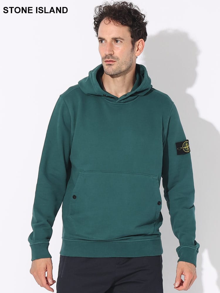 STONE ISLAND (ストーンアイランド) 無地 ポケット プルオーバー パーカー SI791561720 ブランド メンズ 男性 トップス