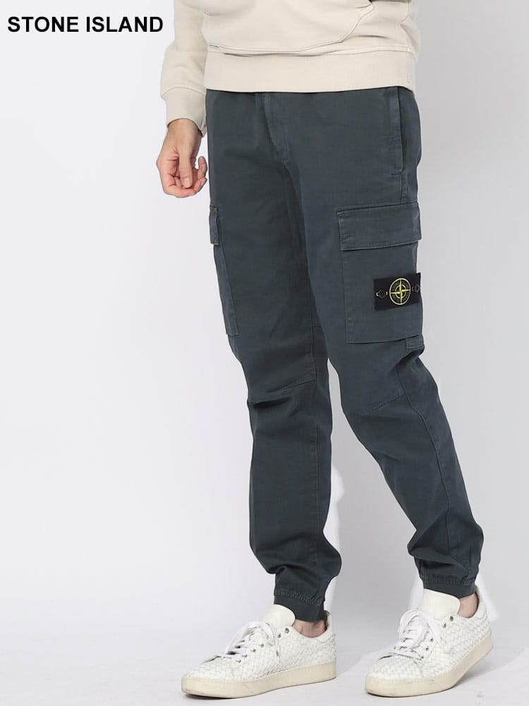 STONE ISLAND (ストーンアイランド) ロゴワッペン カーゴ ジョガー 