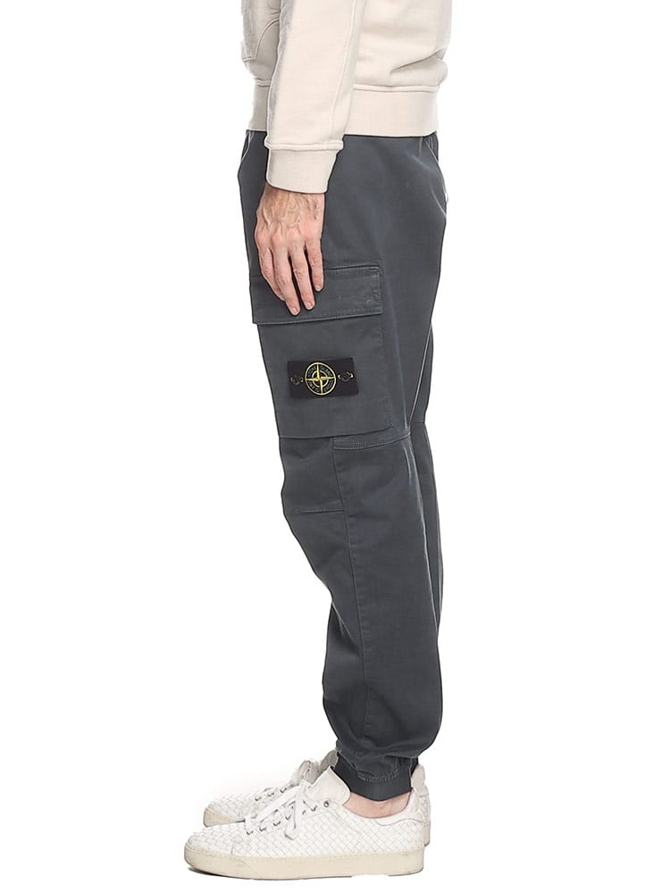 STONE ISLAND (ストーンアイランド) ロゴワッペン カーゴ ジョガー 