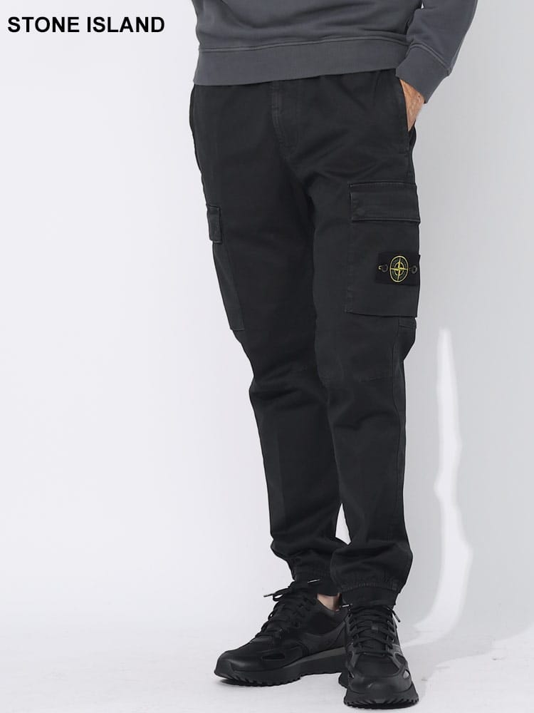 STONE ISLAND (ストーンアイランド) ロゴワッペン カーゴ ジョガー 