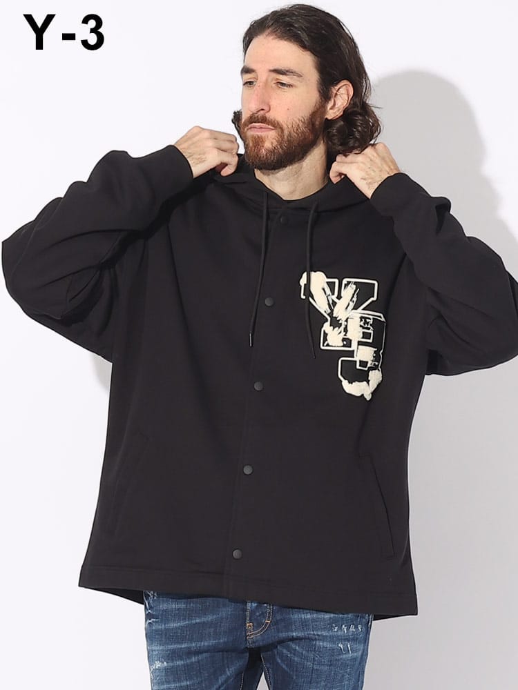 Y-3 (ワイスリー) ロゴ フード スウェット ジャケット GFX FT Y3IQ2135 ブランド メンズ 男性 アウター