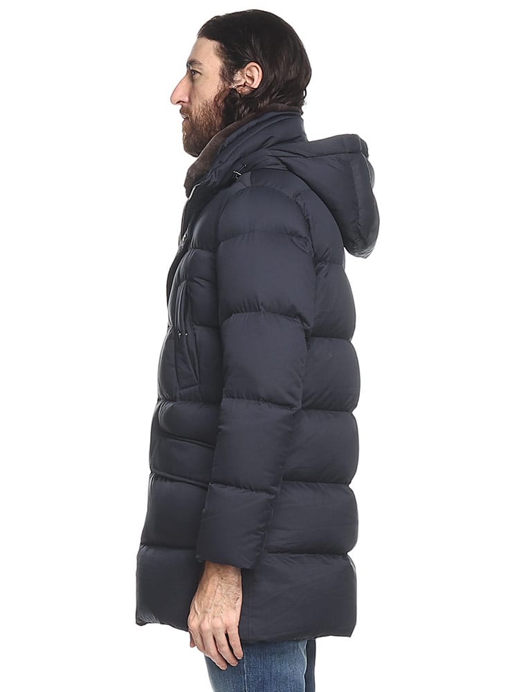 HERNO (ヘルノ) ネックファー フード着脱 フルジップ ダウンコート POLAR-TECH HRPI0010781 46 48 50 ...