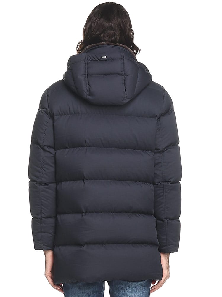 HERNO (ヘルノ) ネックファー フード着脱 フルジップ ダウンコート POLAR-TECH HRPI0010781 46 48 50 ...