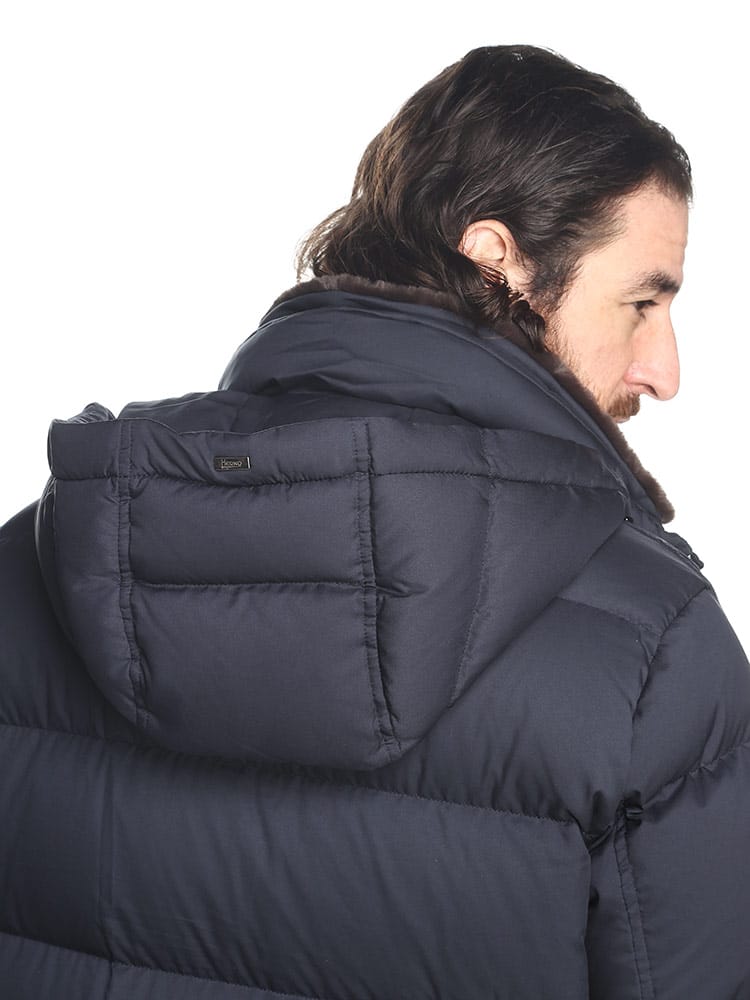 HERNO (ヘルノ) ネックファー フード着脱 フルジップ ダウンコート POLAR-TECH HRPI0010781 46 48 50 ...