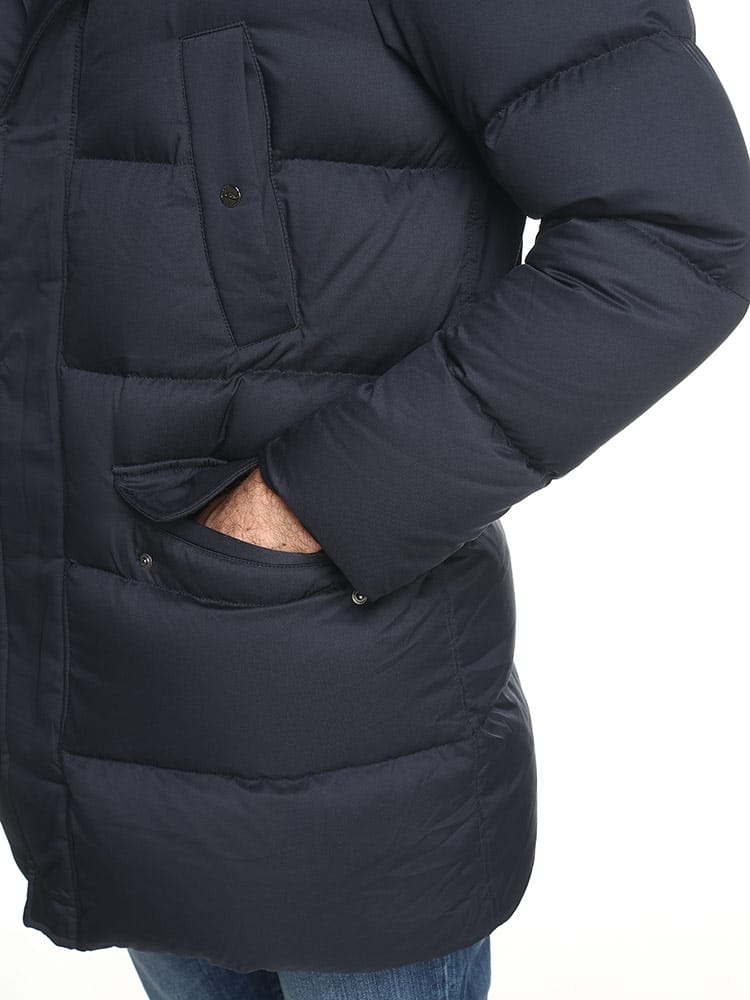 HERNO (ヘルノ) ネックファー フード着脱 フルジップ ダウンコート POLAR-TECH HRPI0010781 46 48 50 ...