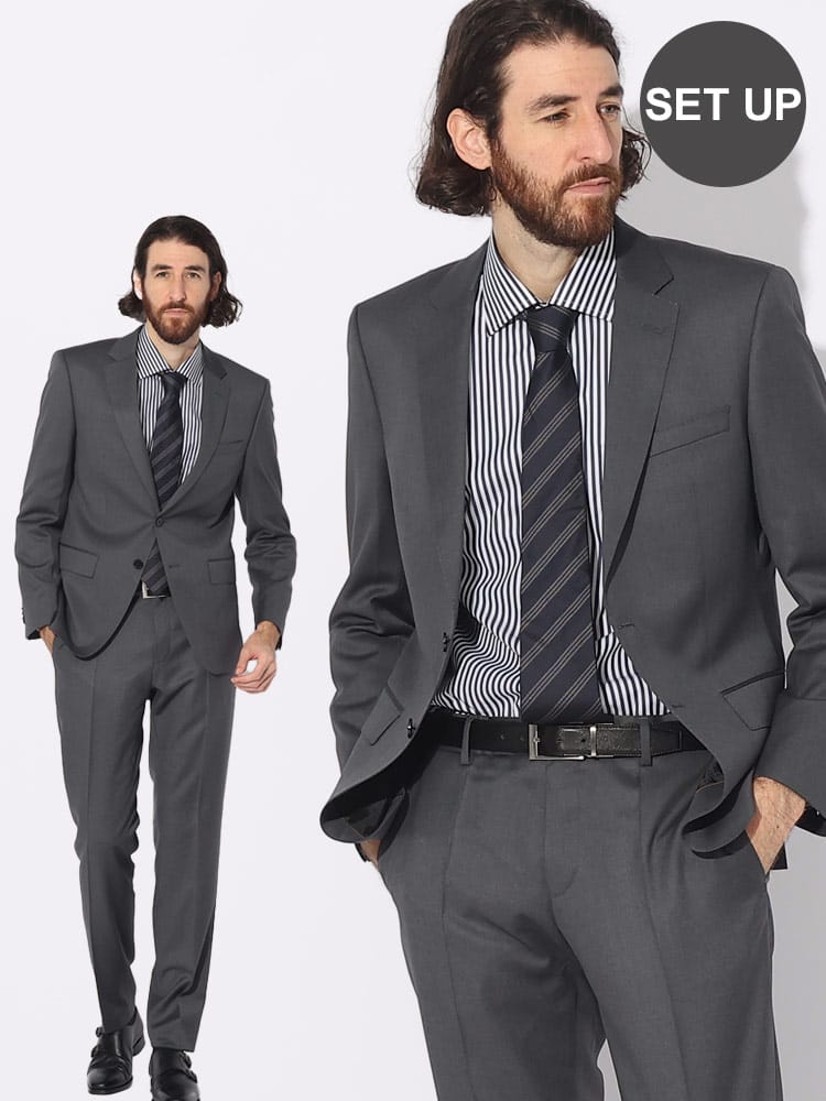 HUGO BOSS (ヒューゴボス) ストレッチ シングル 2ツ釦 スーツ HBHG10236006P ブランド メンズ 男性 ビジネス