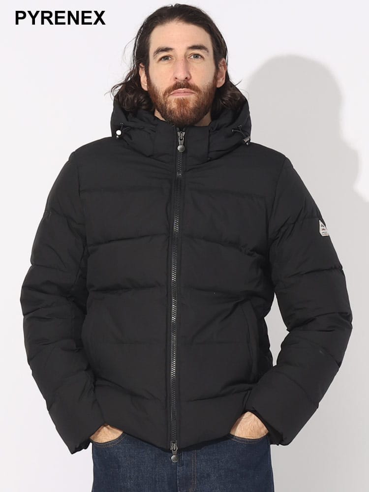 PYRENEX (ピレネックス) フード着脱 フルジップ ダウンジャケット SPOUTNIC PNHMS011 ブランド メンズ 男性 アウター