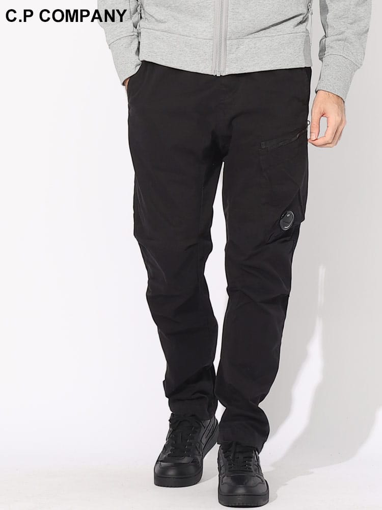 C.P COMPANY (シーピーカンパニー) ストレッチ ワンポイント カーゴパンツ CP15CMPA111A ブランド メンズ 男性 ボトムス
