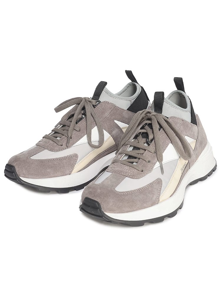 HERNO (ヘルノ) レザー＆ナイロン スニーカー HRSHOE18SH003UM ブランド メンズ 男性 シューズ