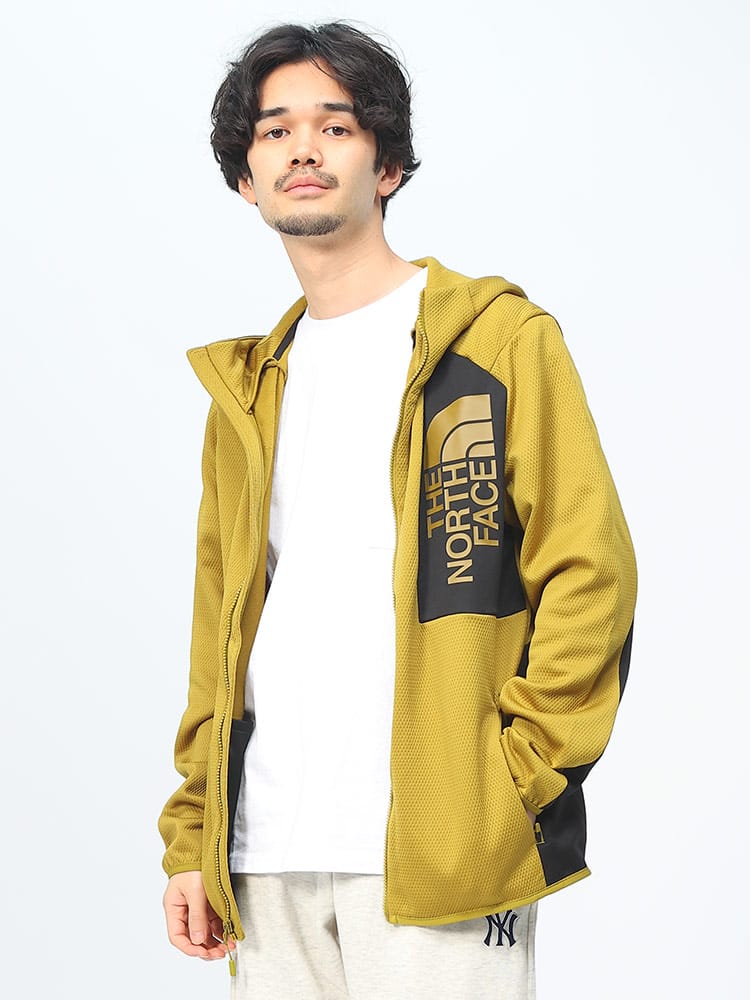 THE NORTH FACE (ザ ノースフェイス) 裏フリース メッシュ フルジップ パーカー MERAK HOODY