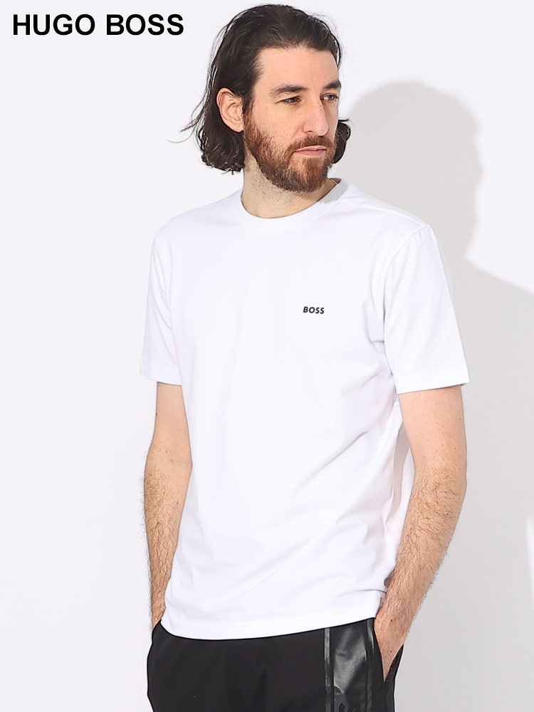 HUGO BOSS (ヒューゴボス) ミニロゴ クルーネック 半袖 Tシャツ