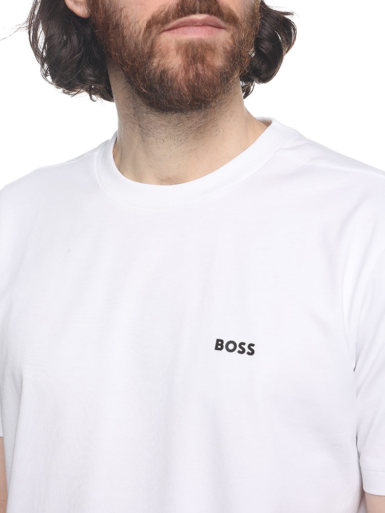 HUGO BOSS (ヒューゴボス) ミニロゴ クルーネック 半袖 Tシャツ 