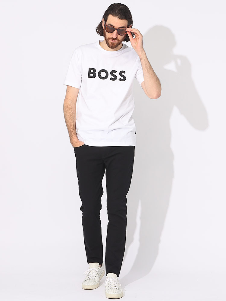 HUGO BOSS (ヒューゴボス) ロゴプリント クルーネック 半袖 Tシャツ HB50495742 ブランド メンズ【サカゼン公式通販】