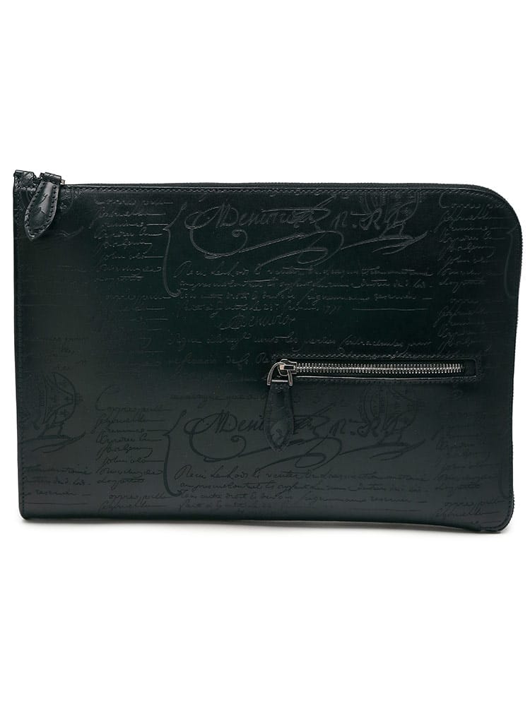 BERLUTI (ベルルッティ) ニノ スクリットレザー クラッチ BRM261687G27 