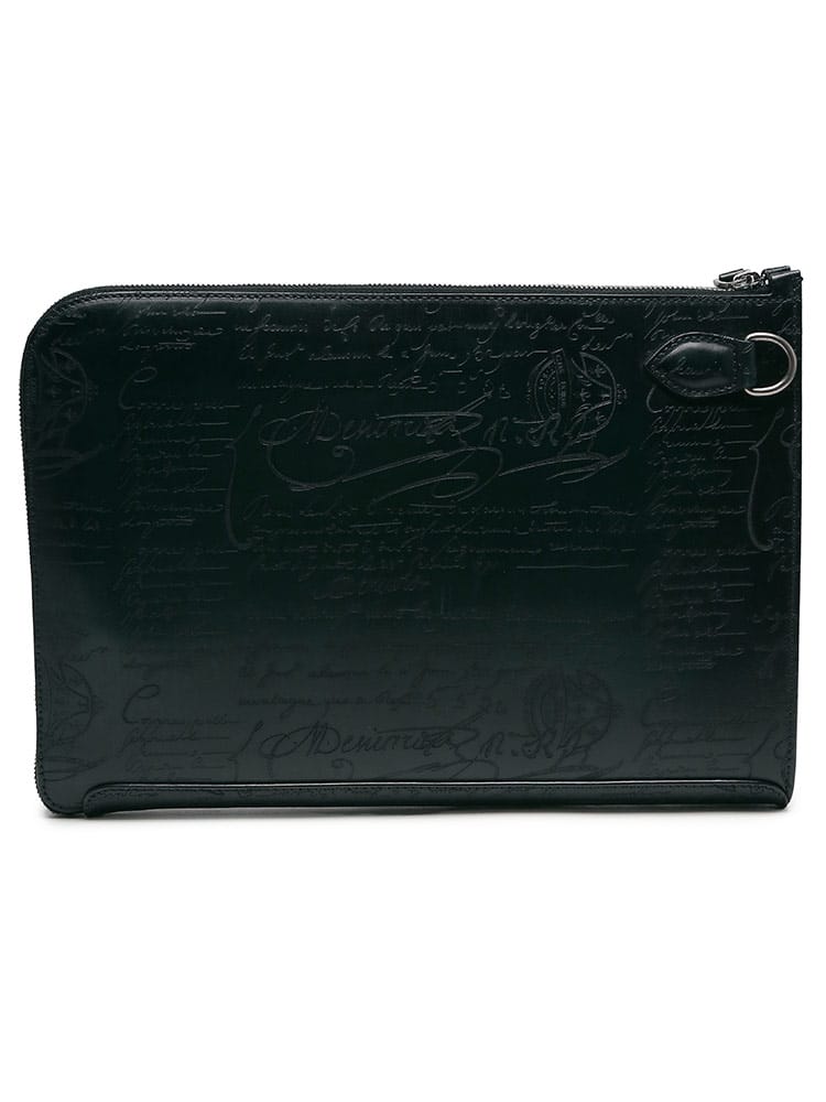 BERLUTI (ベルルッティ) ニノ スクリットレザー クラッチ BRM261687G27 
